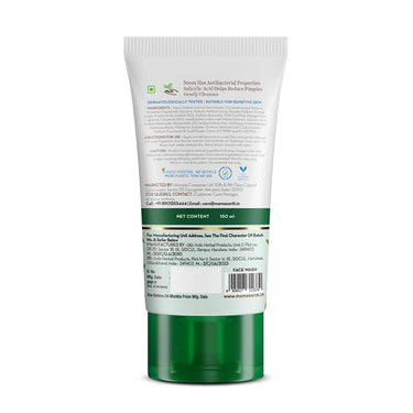 Mamaearth Neem Pimple Clear Face Wash With Neem & Salicylic Acid|Fights Pimples|Reduces Marks|Purifies Skin|Gently Cleanses|Controls Excess Oil|For All Skin Types|For Men And Women|150 Ml